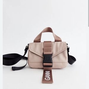 GANNI Beige Crossbody Bag